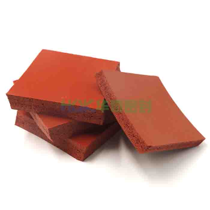 紅色硅膠發泡板 紅色硅膠發泡板